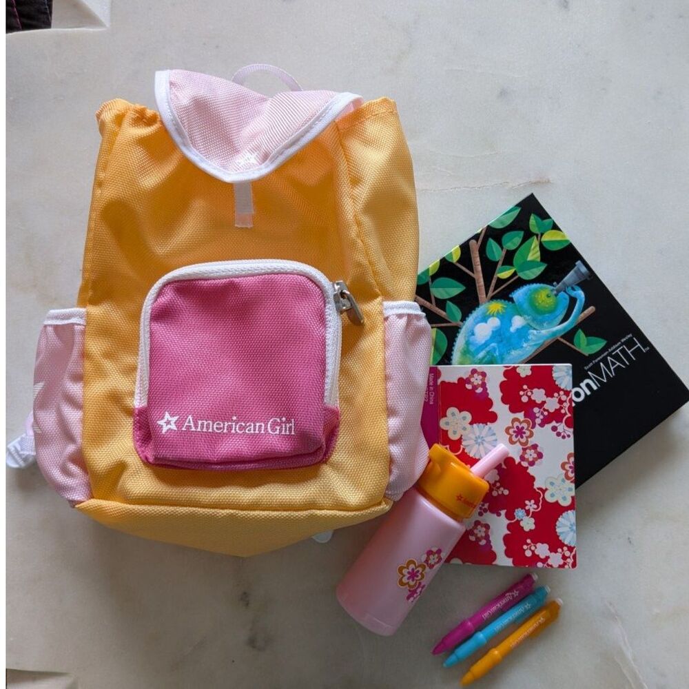 American Girl School Backpack Set II Retired